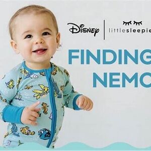 Little Sleepies Finding Nemo Kids One Piece - Blue